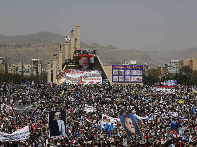 Manifestation à Sanaa contre 