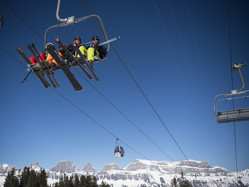 Bonne fréquentation des pistes de ski samedi