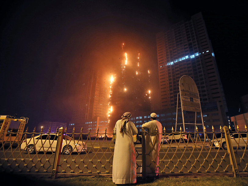 Gros incendie dans des tours d'habitation de l'émirat d'Ajman