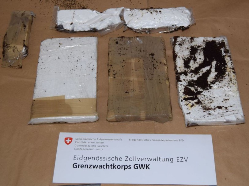 Quelque 1,8 kg de cocaïne saisi à la douane de Kreuzlingen (TG)