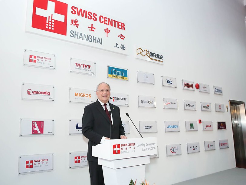 Schneider-Ammann à la rencontre des PME suisses en Chine