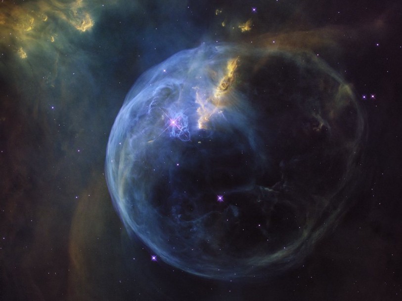 Photos de la nébuleuse de la Bulle pour les 26 ans de Hubble