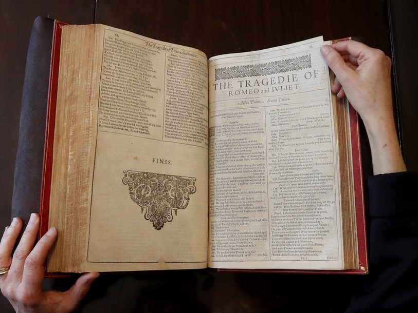Première anthologie de Shakespeare vendue pour près de 2 millions