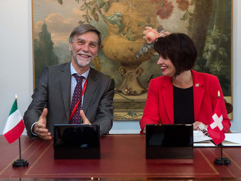 Doris Leuthard a rencontré ses homologues européens à Lugano TI