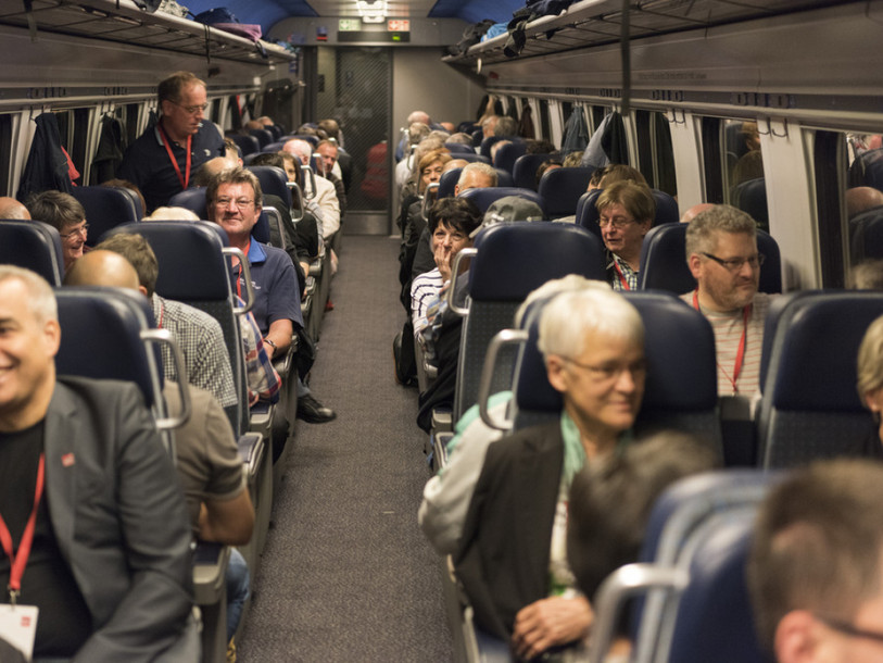 Les premiers voyageurs à travers le Gothard sont impressionnés