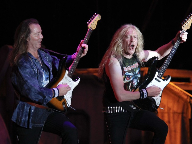 Iron Maiden ravit ses fans à Lucerne malgré la pluie