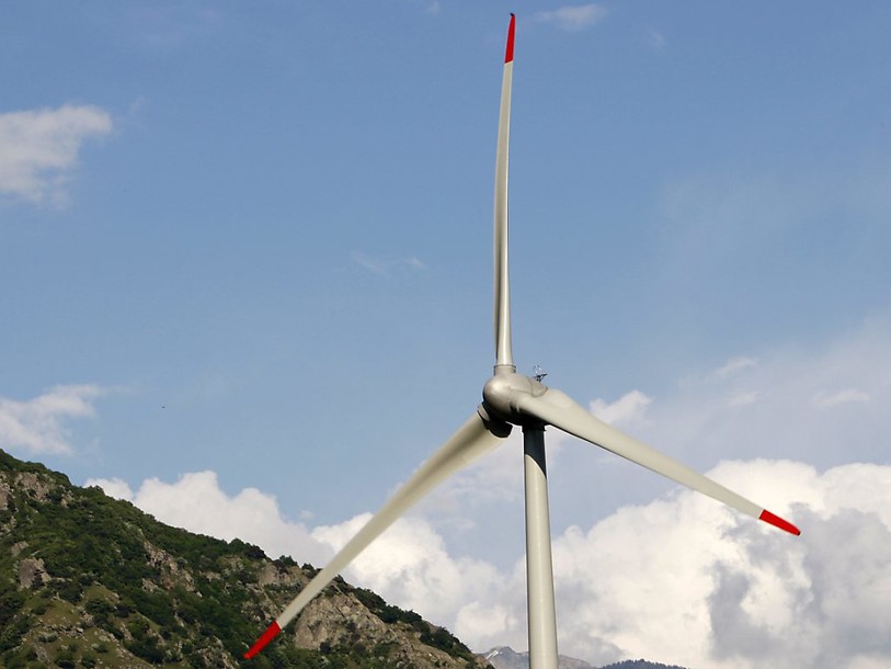 Feu vert au parc éolien Sur Grati à Vallorbe (VD)