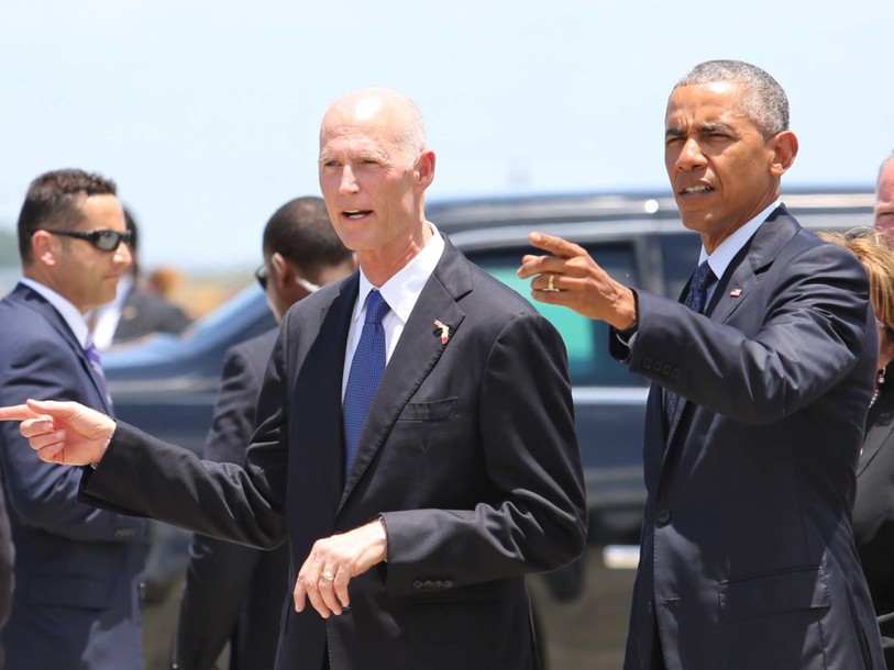 Obama auprès des survivants du Pulse