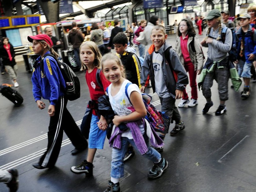 Plus de 65'000 écoliers en course d'école empruntent le train jeudi