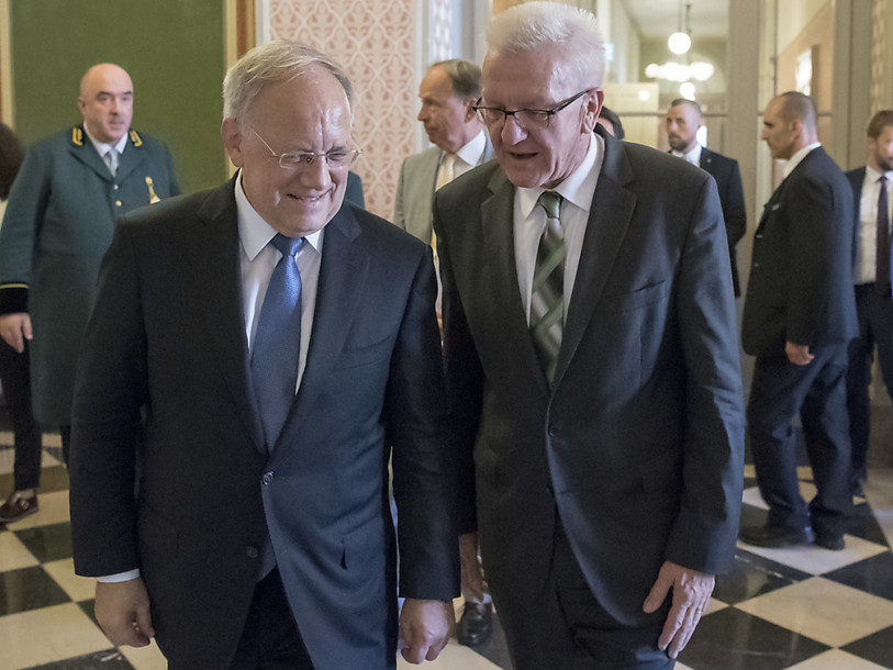 Ministre d'un Land allemand reçu par Leuthard et Schneider-Ammann