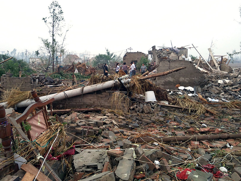 Tornade et averses de grêle font 78 morts dans l'est de la Chine