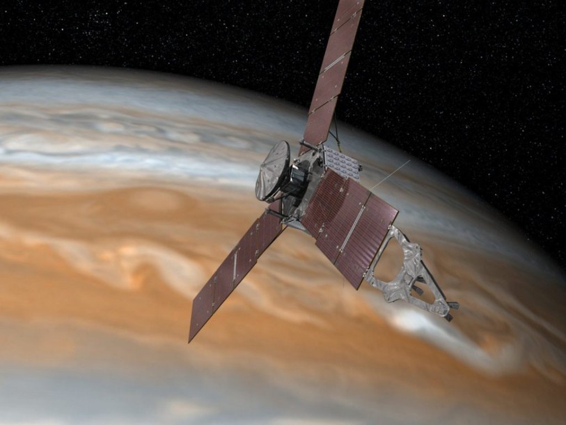 La sonde Juno de la Nasa en approche finale de Jupiter
