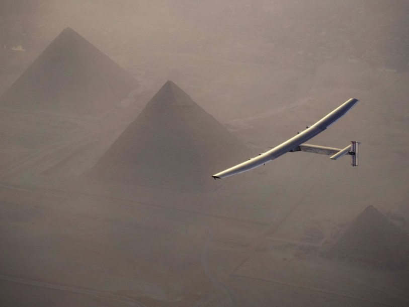 Solar Impulse 2 a atterri en Egypte