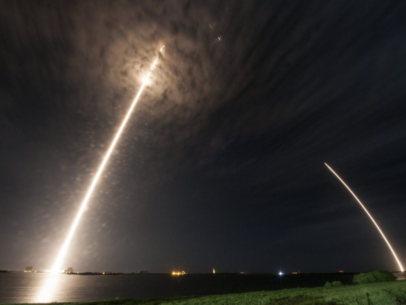 Un lanceur envoie une capsule à la Station spatiale internationale