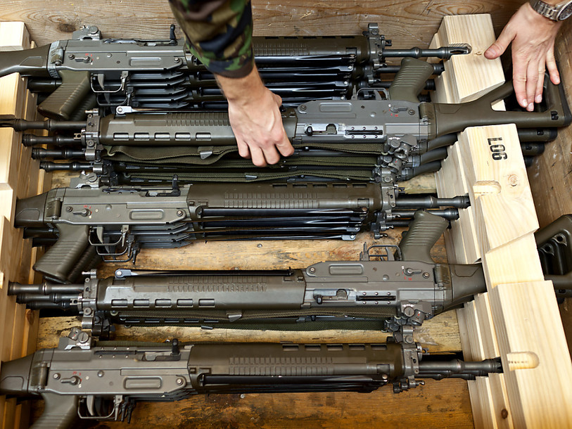 Peu de militaires ont déposé leur arme à l'arsenal
