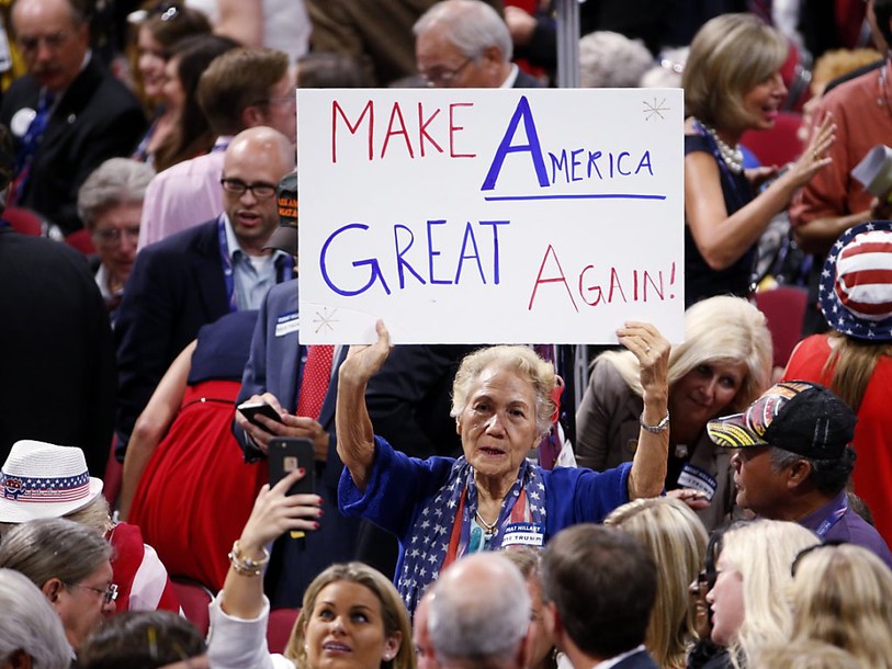 Dernier soir de la convention républicaine, discours de Trump