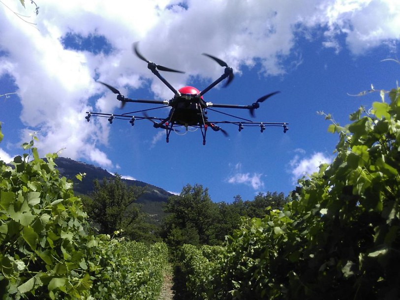 Des drones pour l'épandage