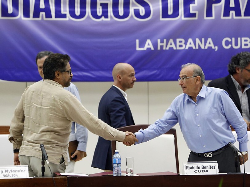 Accord sur le processus de démobilisation des Farc en Colombie
