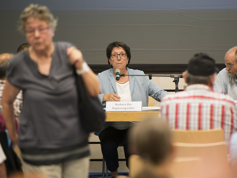 La conseillère d'Etat choquée par le climat de haine à Seelisberg