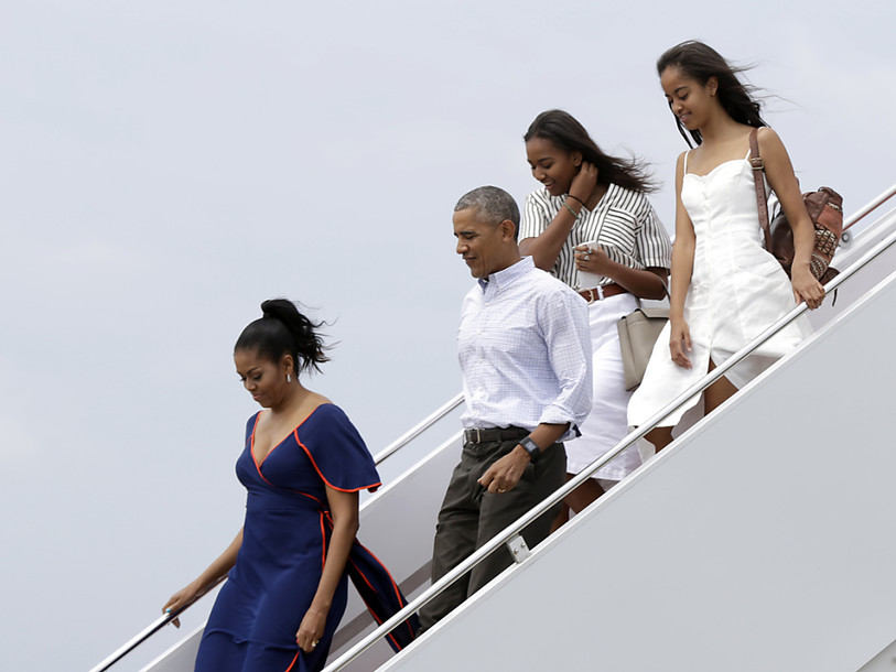 La famille Obama en vacances à Martha's Vineyard