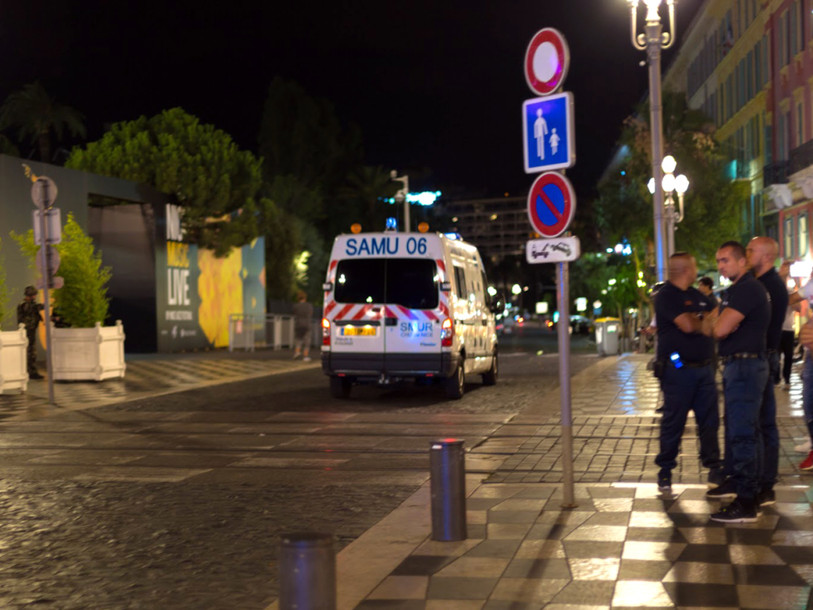 Nombreux blessés lors d'un mouvement de panique sur la côte d'Azur