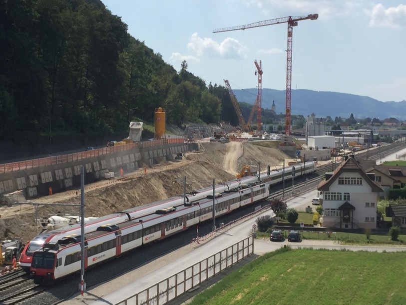 Tunnelier bientôt en action à Eppenberg (AG)