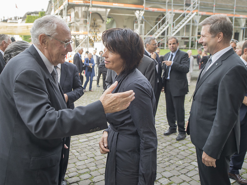 Une cérémonie sobre en hommage à l'ancien ministre Alphons Egli