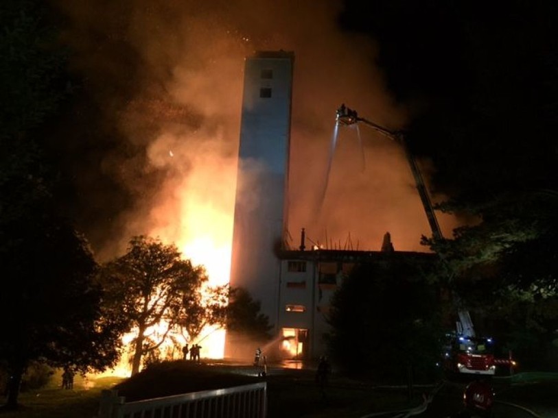 Incendie à Cousset (FR) éteint, mais la route reste fermée dimanche