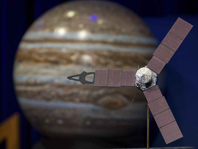 La sonde Juno a survolé Jupiter au plus près
