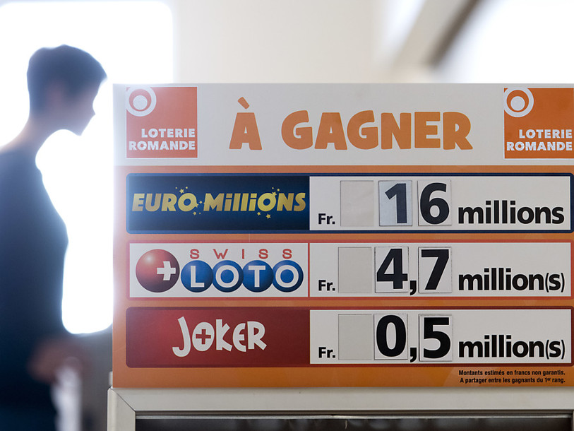 Les Suisses ont moins joué à la loterie en 2015