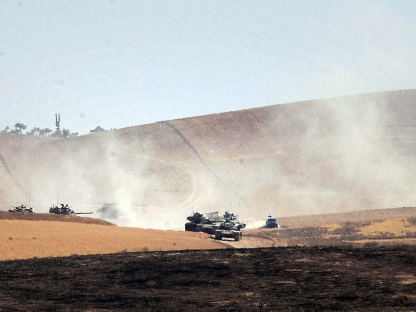 Pilonnages turcs contre les Kurdes de la région d'Afrine en Syrie