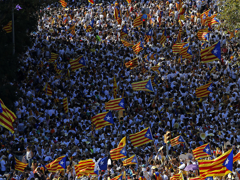 Catalogne: plus de 800'000 manifestants pour l'indépendance