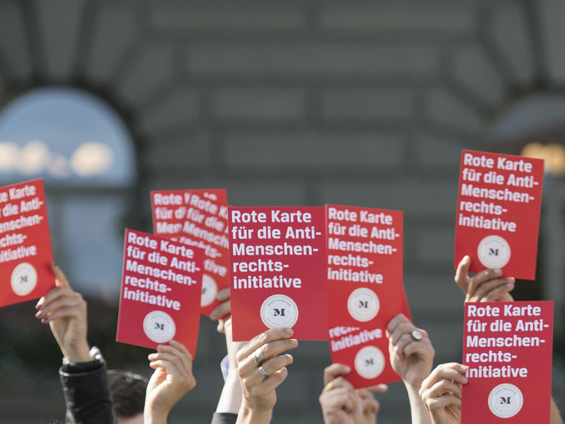 Caritas contre l'initiative de l'UDC et pour les droits de l'homme