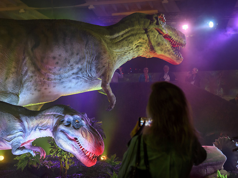 Des dinosaures animés envahissent Palexpo à Genève