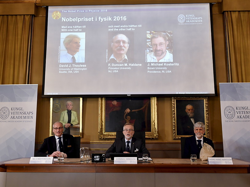 Nobel de physique à des spécialistes des changements de la matière