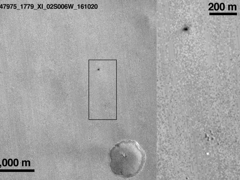 L'atterrisseur européen Schiaparelli s'est écrasé sur Mars