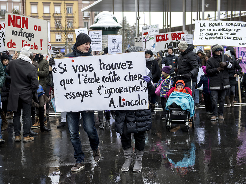 Grève d'une partie des enseignants neuchâtelois