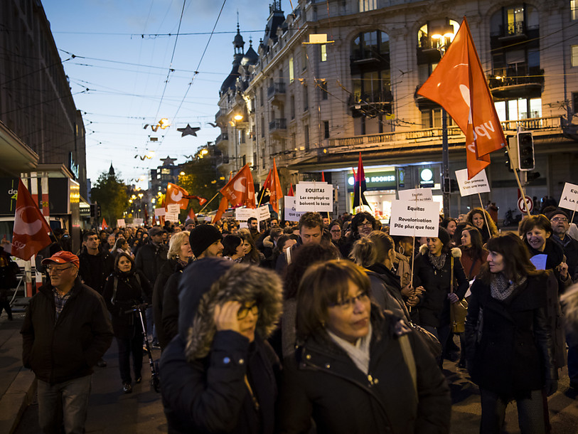 Mobilisation contre le nouveau système de rémunération à Lausanne