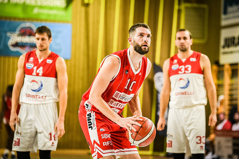 Le capitaine du BC Boncourt Florian Steinmann est blessé et ne jouera pas samedi contre Swiss Central. (Photo : archives Stéphane Bée)