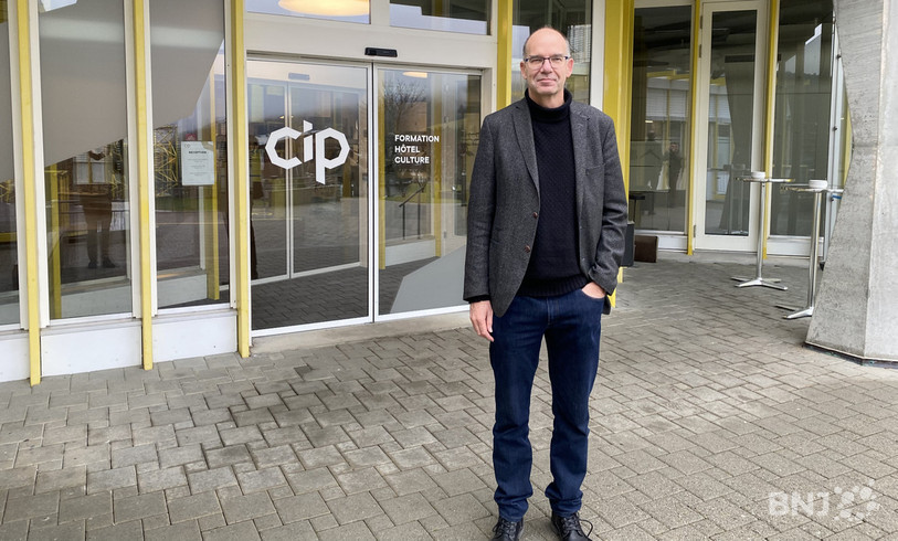 Légende : Président du CIP, Didier Juillerat se dit satisfait du bilan 2022 et veut désormais développer les formations hybrides.