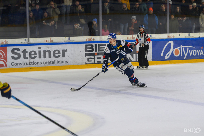 Stefan Rüegsegger et le HC La Chaux-de-Fonds sont en pleine confiance en ce début d'année. (Photo : Bertrand Pfaff)