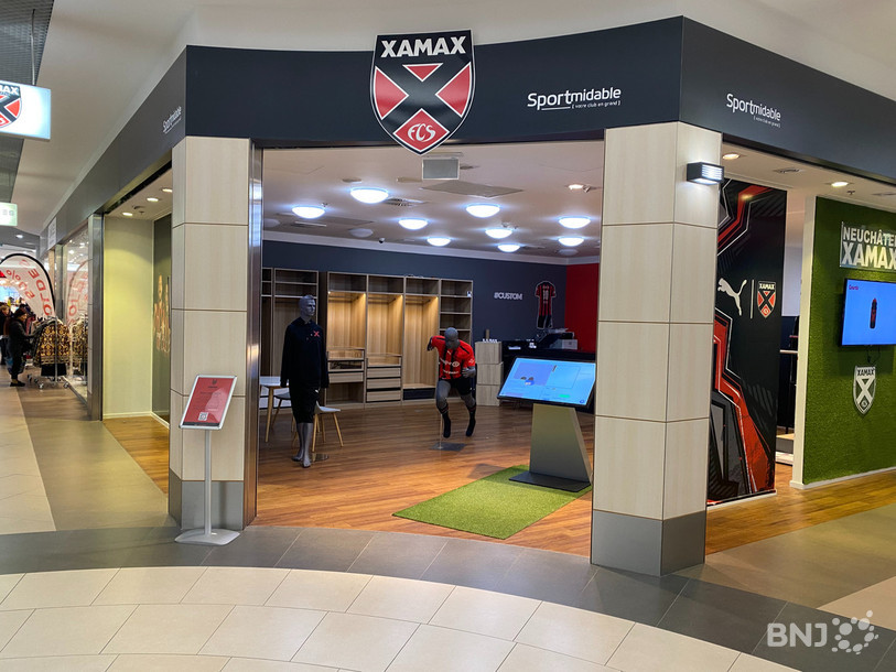 La boutique de Neuchâtel Xamax est actuellement en travaux pour se transformer en showroom d'ici la fin du mois de janvier.