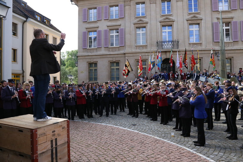 Photo: archives. Le Festival des fanfares d'Ajoie