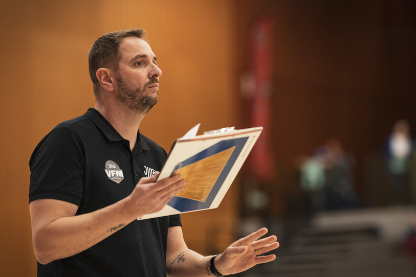 Engagé par Guin pour la saison prochaine, Leonardo Portaleoni a été mis en retrait de l'équipe première du VFM afin d'éviter tout conflit d'intérêt. (Photo : Albin Tissier).