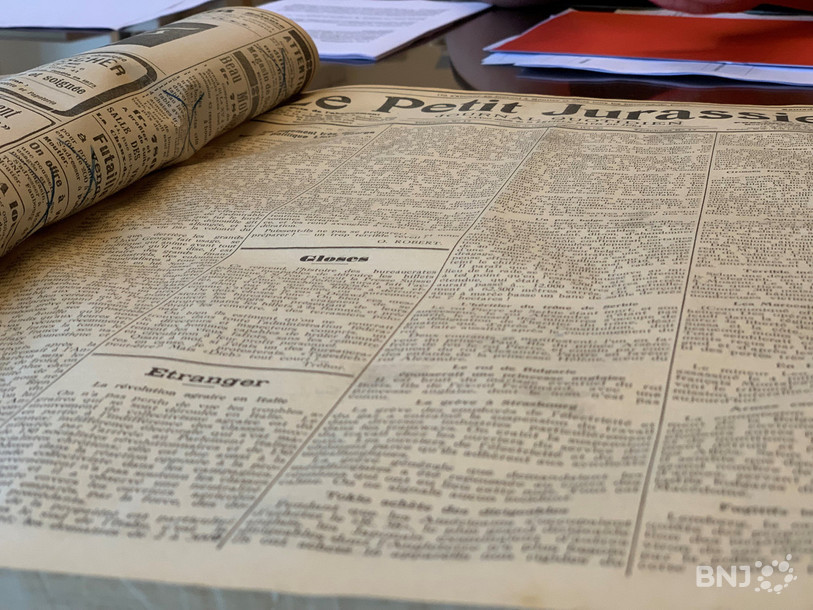 C'est à travers les faits relatés par Le petit Jurassien que les organisateurs vont raconter Moutier de 1920 et 1921.