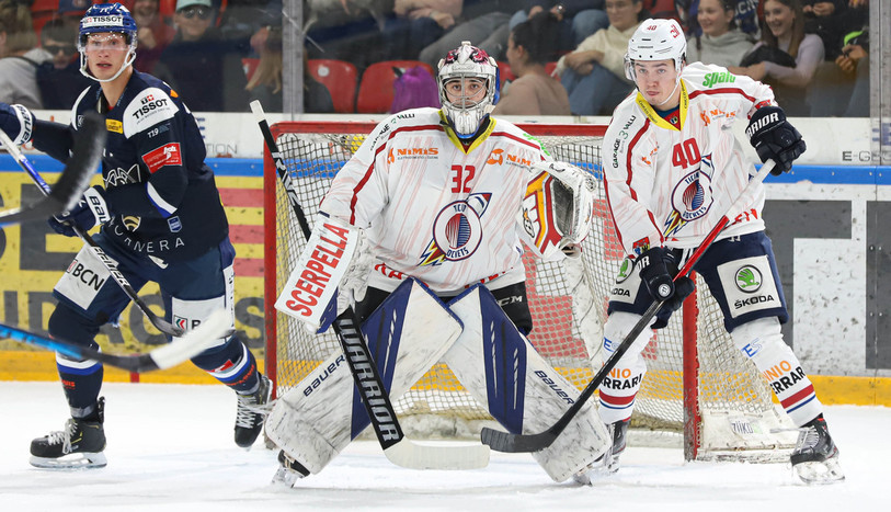 Noah Patenaude (ici sous les couleurs des Ticino Rockets) gardera désormais la cage du HC Ajoie (photo : Mauricette Schnider).