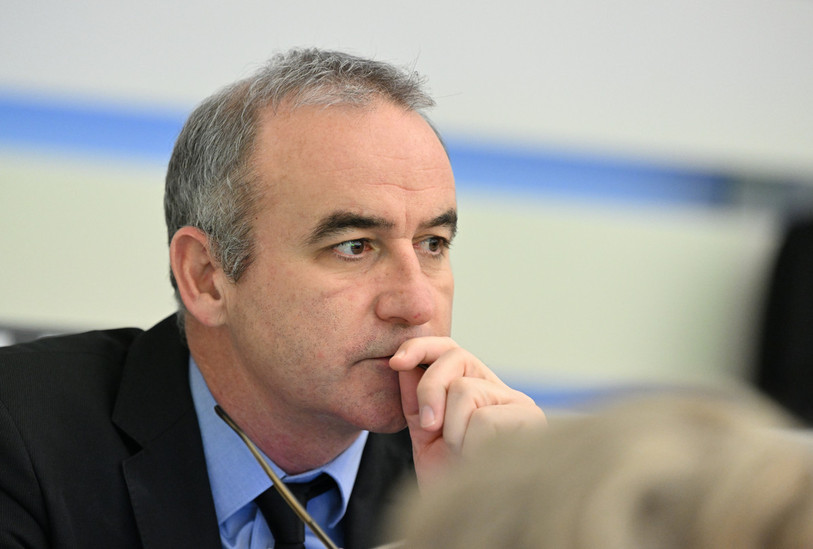 Le député PCSI Thomas Schaffter. (Photo : Georges Henz).