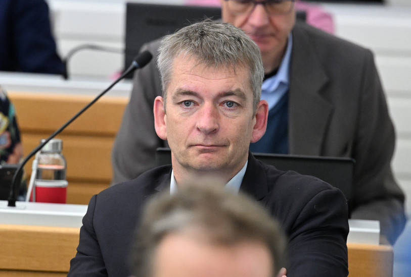 Le député du Centre Stéphane Babey ne siégera plus au Parlement jurassien. (Photo : Georges Henz)