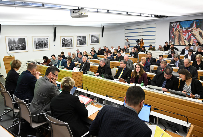 Les discussions au Parlement autour du budget 2024 se concentreront principalement sur le frein à l'endettement. (Photo : Georges Henz).