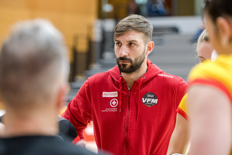 Eduado Faustino a vécu un premier match compliqué à la tête de l'équipe. (Photo : Jonathan Vallat).